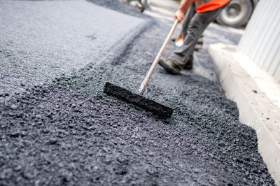 Professional Paving Crew