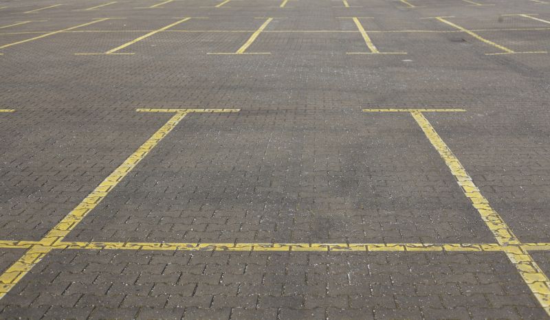Driveway with Clear Markings